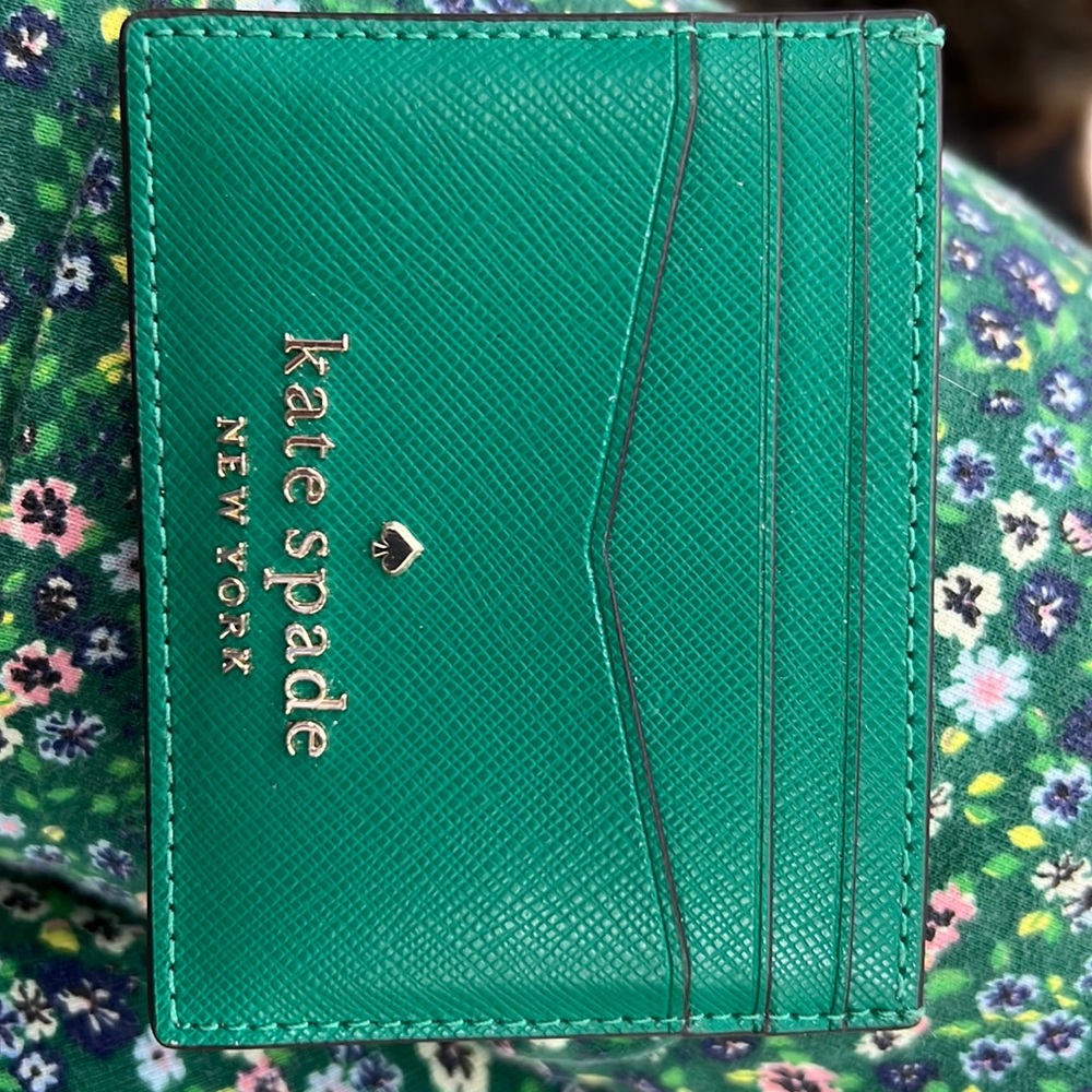 Kate spade green card wallet